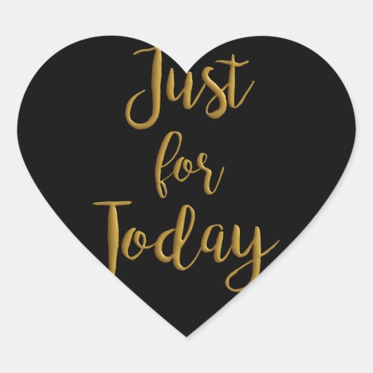 Enkel voor gouden prijsopgave AA NA 12 stappen her Hart Sticker (Voorkant)