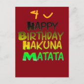 Enkel voor U Briefkaart Horizontale Sjabloon (Voorkant)