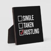 Enkel vs ingenomen vs HUSTLING, Gym, Hustle, Succe Fotoplaat (Voorkant)