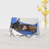 enkel wachtend kaart (Gele Bloem)