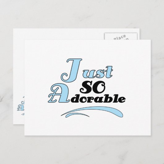 Enkel zo Schattig Briefkaart (Voorkant / Achterkant)