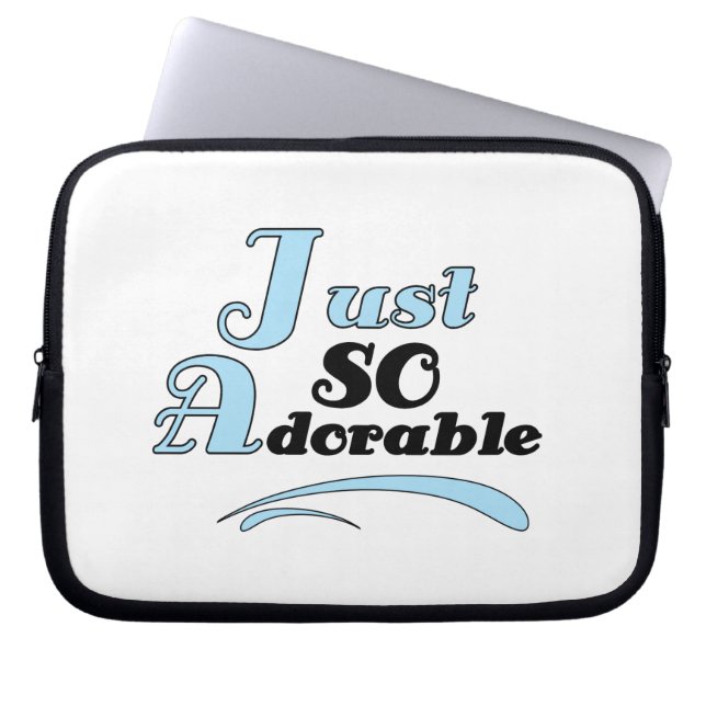 Enkel zo Schattig Laptop Sleeve (Voorkant)