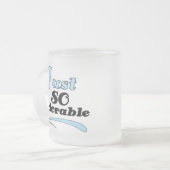 Enkel zo Schattig Matglas Koffiemok (Voorkant links)