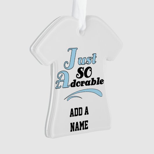 Enkel zo Schattig Ornament (voorkant)