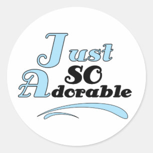 Enkel zo Schattig Ronde Sticker