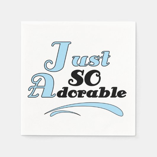 Enkel zo Schattig Servetten (Voorkant)