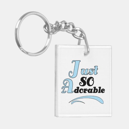 Enkel zo Schattig Sleutelhanger (Voorkant Links)