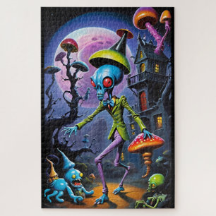 Enkelbijter in Shroom Town Fantasie Legpuzzel