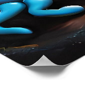 Enkelbijter in Shroom Town Fantasie Poster (Hoek)