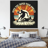 Enkelbreker - Dynamische Basketbal Showdown Canvas Afdruk (Insitu (Slaapkamer))