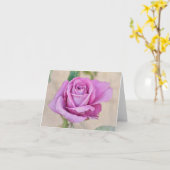 Enkeldeep roze Rose uit de tuin van Gertie Kaart (Gele Bloem)