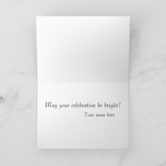 Enkeldeepa op het Wenskaart voor het schilderen va Kaart (Binnen)