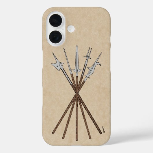 Enkele 16e eeuw poleren Hoesje-Mate iPhone Case (Achterkant)