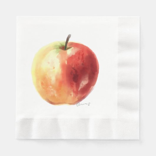 Enkele Apple Design-servetten Servet (Voorkant)