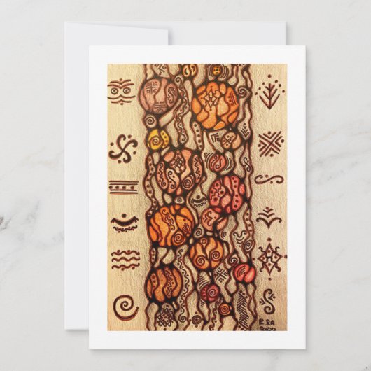 Enkele bedankkaart (Voorkant)