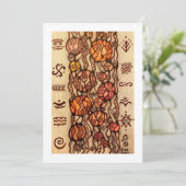 Enkele bedankkaart (Staand voorkant)