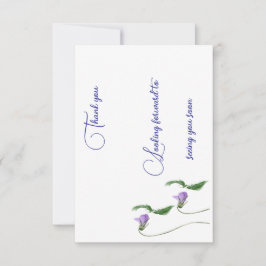 Enkele bedankkaarten bedankkaart