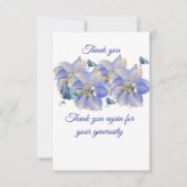 Enkele bedankkaarten bedankkaart (Voorkant)