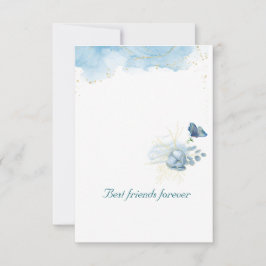 Enkele bedankkaarten bedankkaart