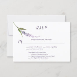 Enkele bloemstengel Paarse lavendel | RSVP Kaartje