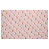 Enkele bord roze roos bruiloft aangepaste naam sto stof (Fat Quarter)