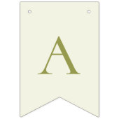 Enkele Bunny Carrot 1e Verjaardag Waterverf Vlaggetjes (Derde vlag)