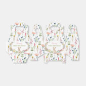 Enkele Bunny Wildflower Meisje Verjaardag Bedankdoosjes (Uitgevouwen)