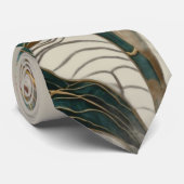 Enkele Cloisonne Bloem formele halsband Stropdas (Opgerold)