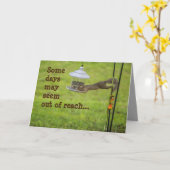 Enkele dagen kaart (Gele Bloem)