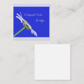 Enkele Daisy Flower op Canvas Notitiekaartje (Voorkant / Achterkant)