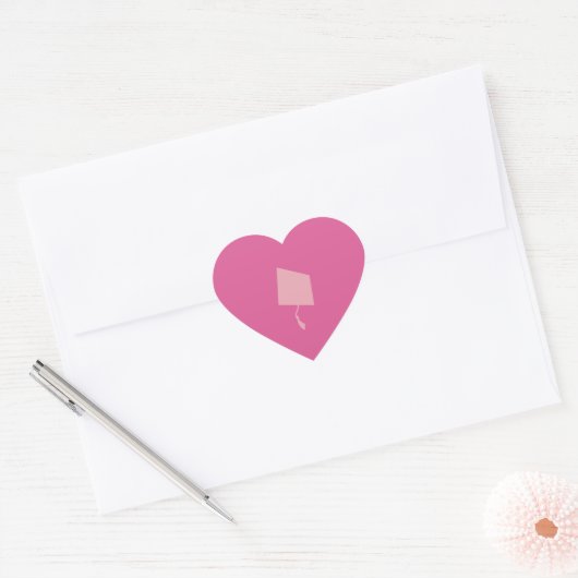 Enkele dop worp afstudeer enveloppe zegel (Envelop)