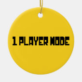 Enkele / Eén Speler Modus Keramisch Ornament (Voorkant)