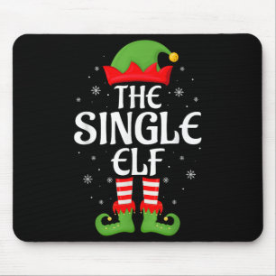 Enkele Elf Kerstmis Familie Matching Elf Squad Ker Muismat