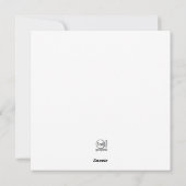 Enkele feestdagenkaart (Achterkant)