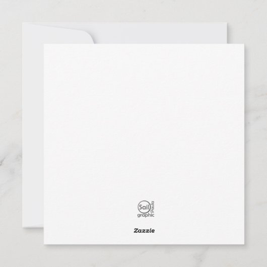 Enkele feestdagenkaart (Achterkant)