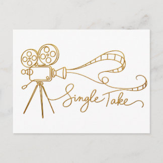 Enkele Filmcameraansichtkaart Briefkaart