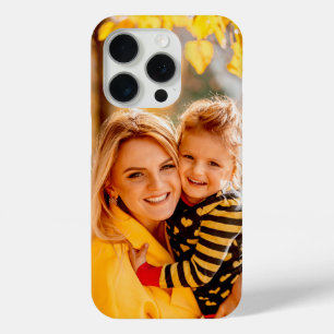 Enkele foto volledige afbeelding van rand tot rand iPhone 15 pro case