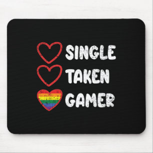 Enkele genomen Gamer Gay Pride Vlag Lgbt-q Gamen V Muismat