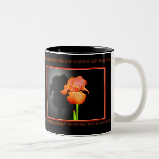 Enkele iris tweekleurige koffiemok (Rechts)