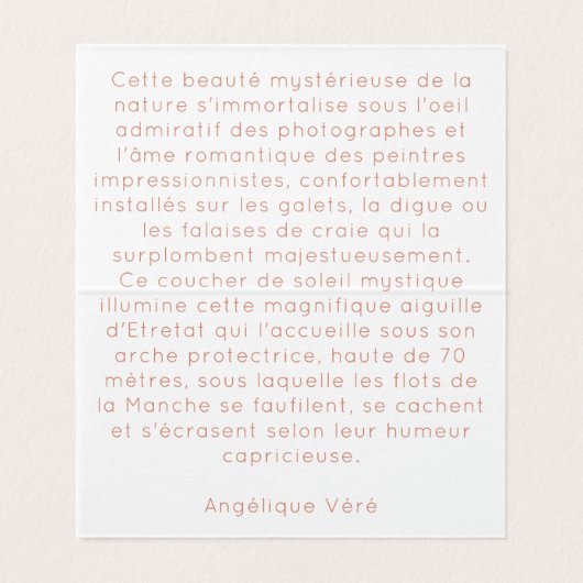 Enkele kaart (Binnenkant ongevouwen)