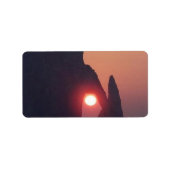 Enkele kaart etiket (Voorkant)