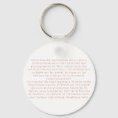 Enkele kaart sleutelhanger (Achterkant)