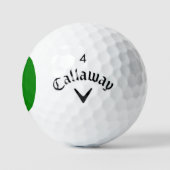 Enkele kleurmarkering golfballen (Logo)