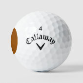Enkele kleurmarkering golfballen (Logo)