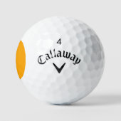Enkele kleurmarkering golfballen (Logo)