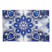 Enkele Kussensloop met blauw-witte kleuren (Voorkant)