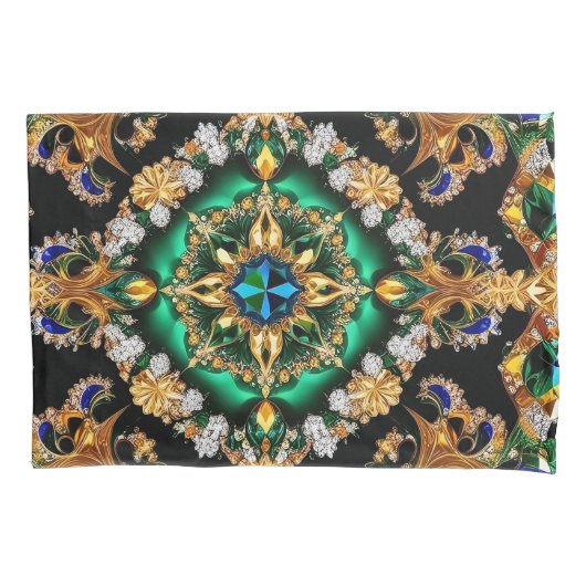 Enkele Kussensloop met Braziliaanse kleuren (Voorkant)