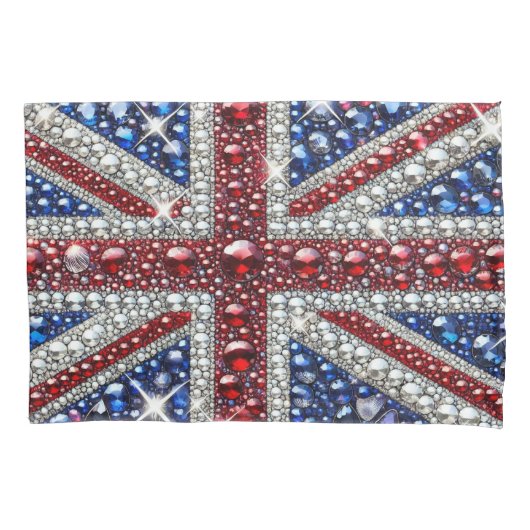 Enkele Kussensloop met Britse kleuren (Voorkant)