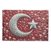 Enkele Kussensloop met Turkse kleuren (Achterkant)