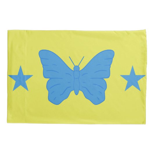 Enkele kussensloop met vlag van Bady Bassit (Achterkant)